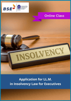 Application for LL.M. in Insolvency law for Executives