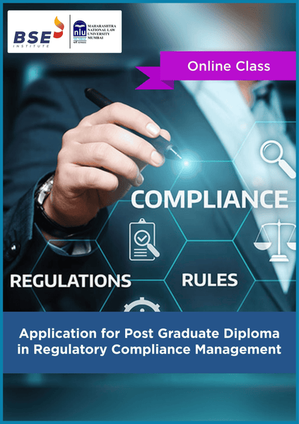 Application for Post Graduate Diploma in Regulatory Compliance Management
