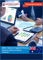 MBA/Master in Applied Finance - Western Sydney University.